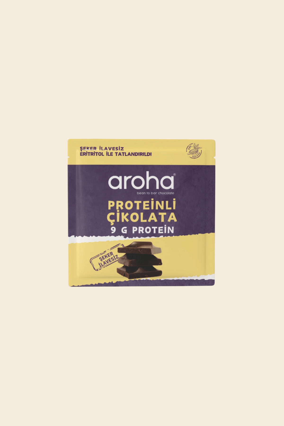 Proteinli Şeker İlavesiz Çikolata 40 g