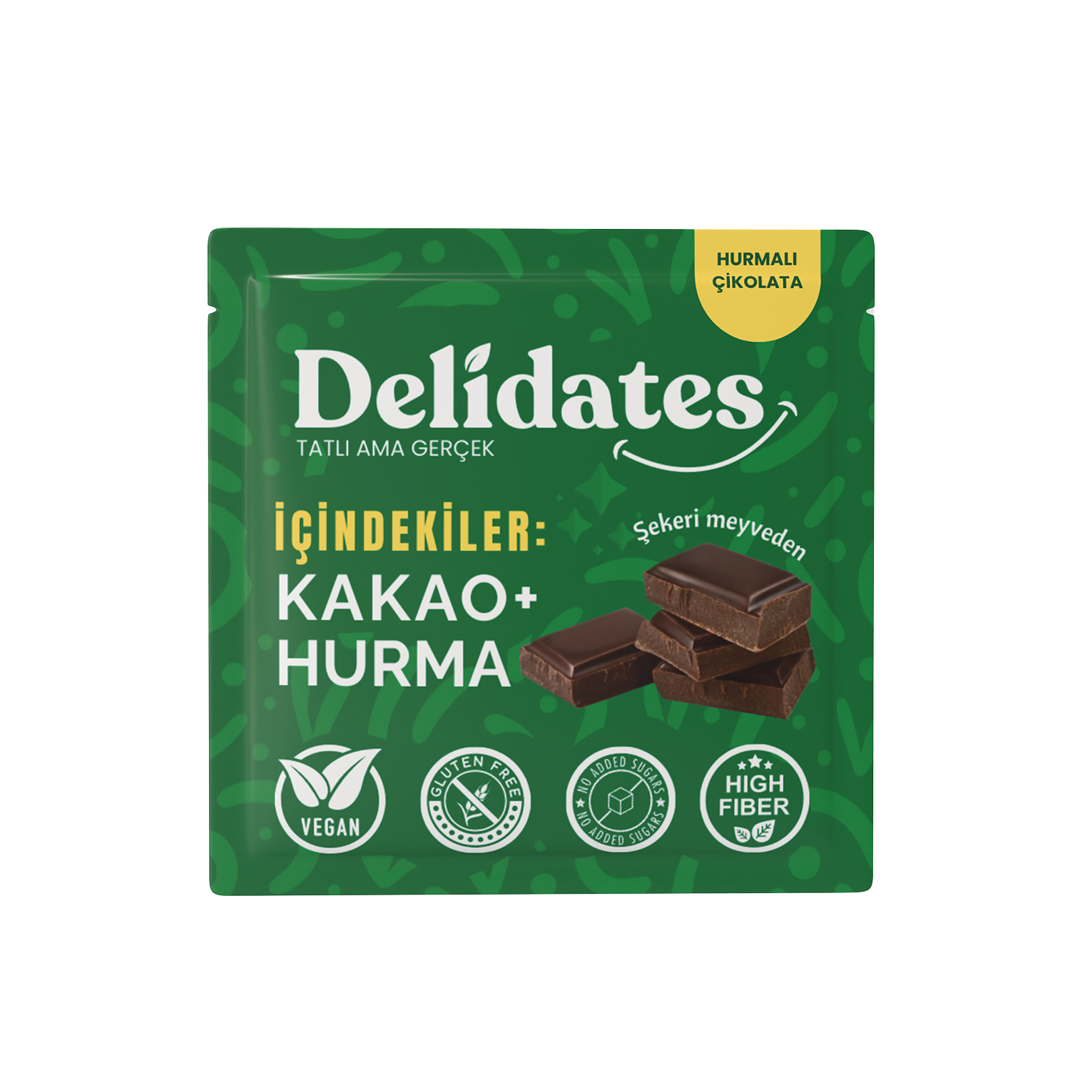 Delidates Hurmalı Bitter Çikolata