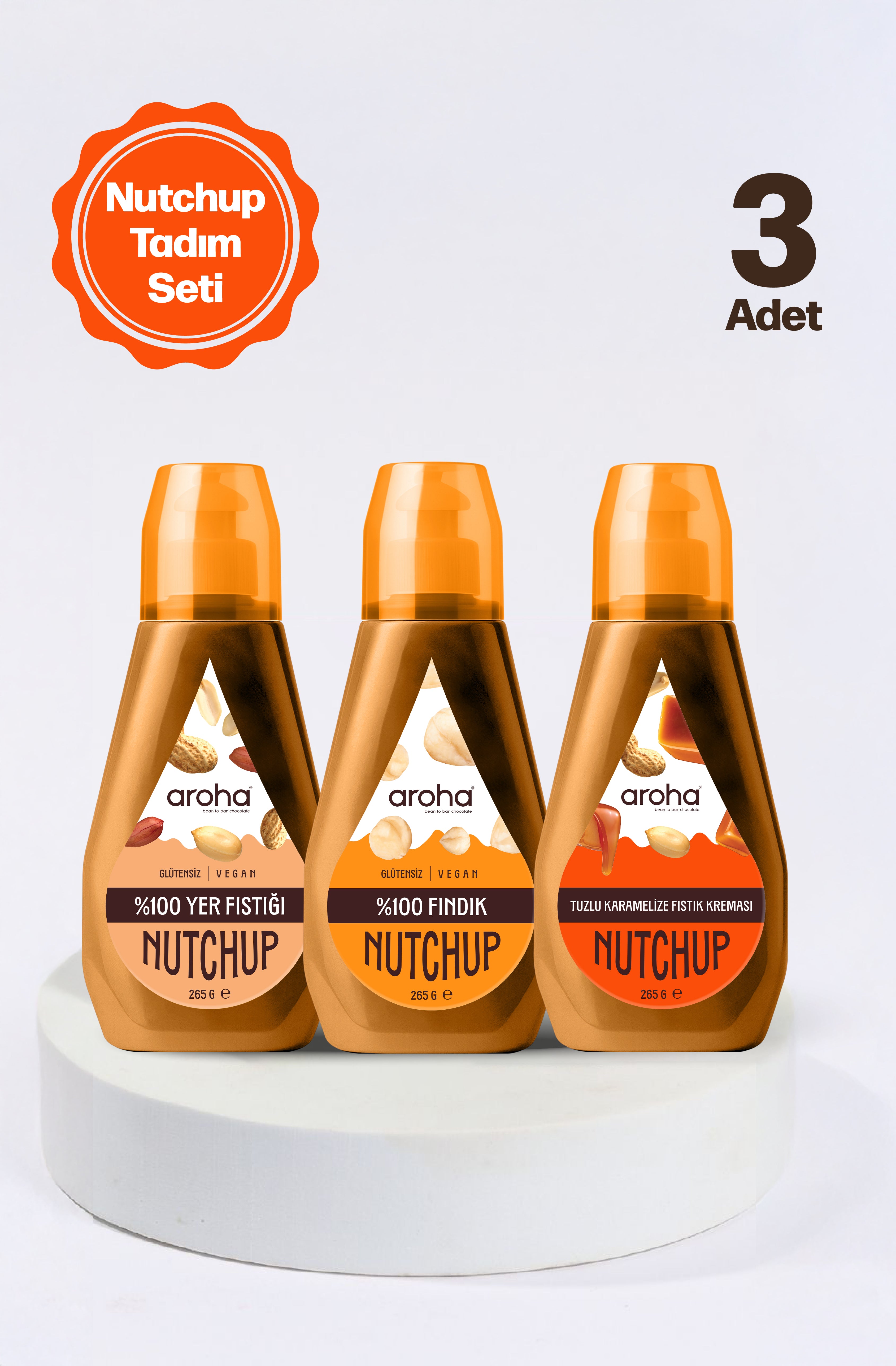 Nutchup 3'lü Tadım Seti