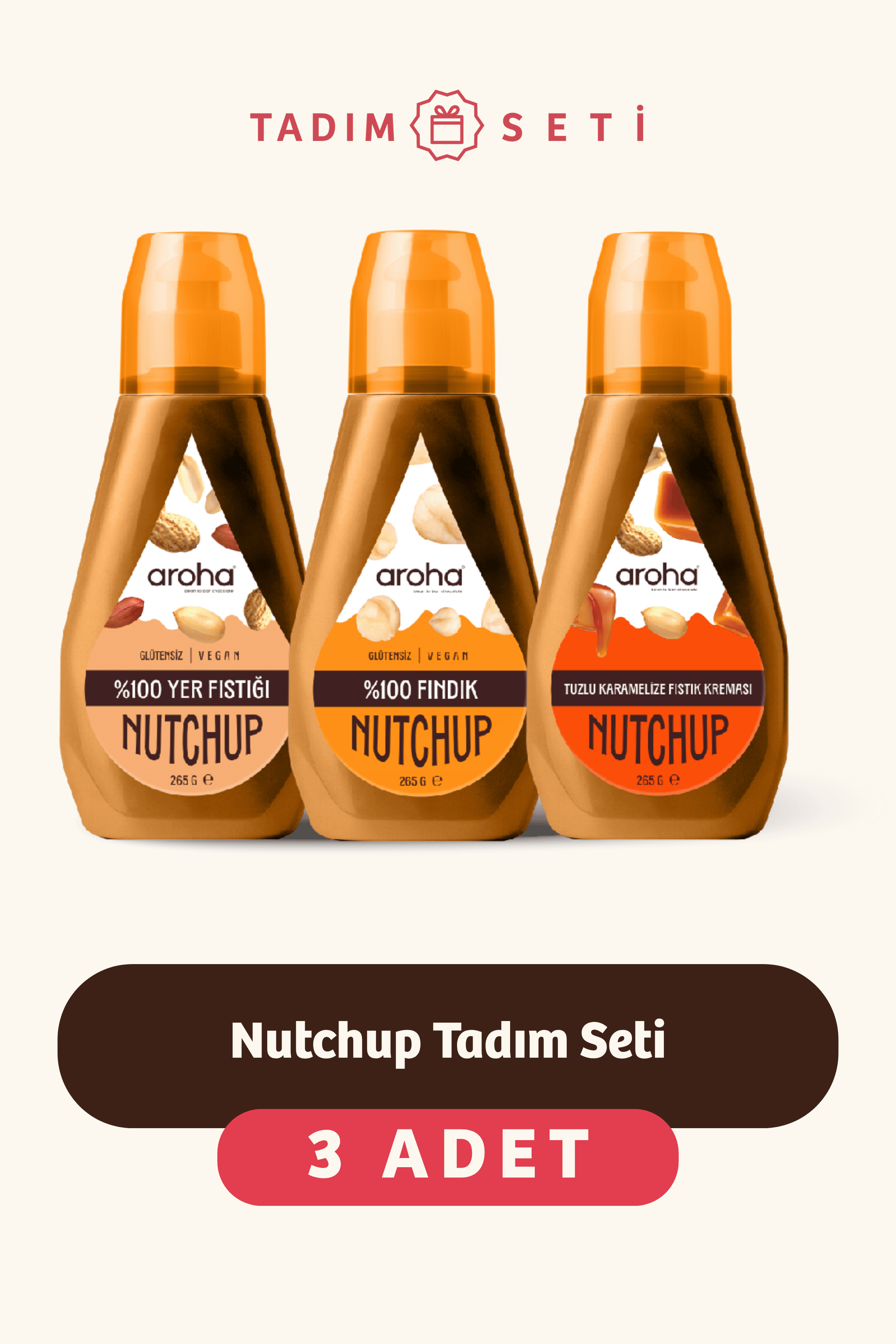 Nutchup 3'lü Tadım Seti