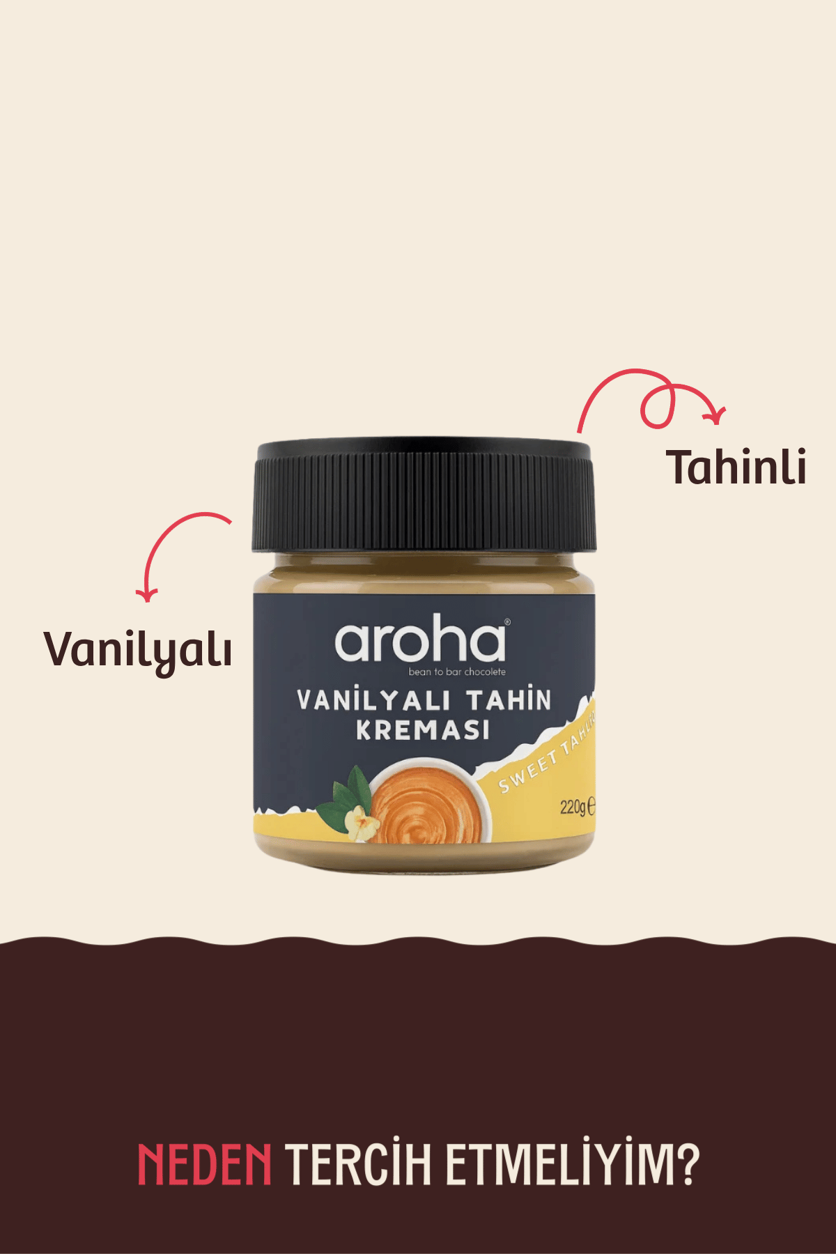 Vanilyalı Tahin Kreması 220 g