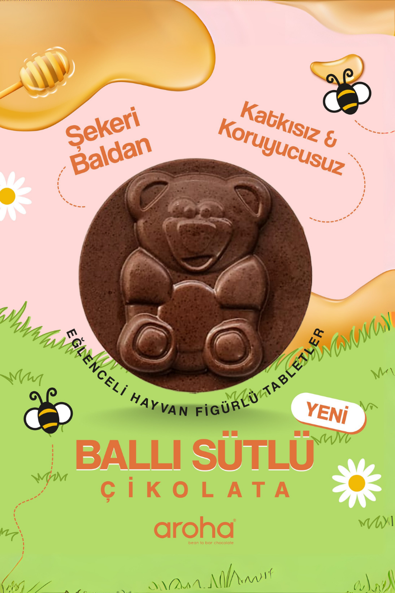 Kids Ballı Sütlü Çikolata 28 g