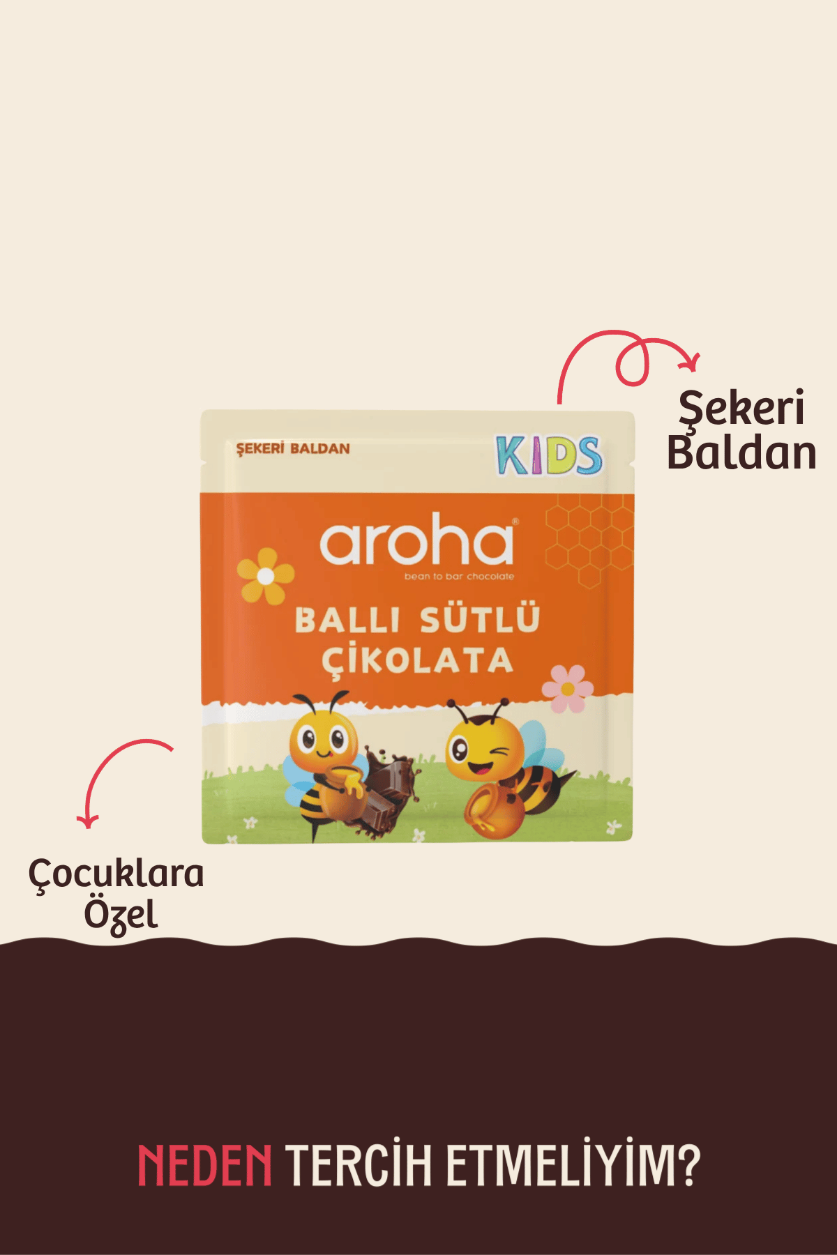 Kids Ballı Sütlü Çikolata 28 g