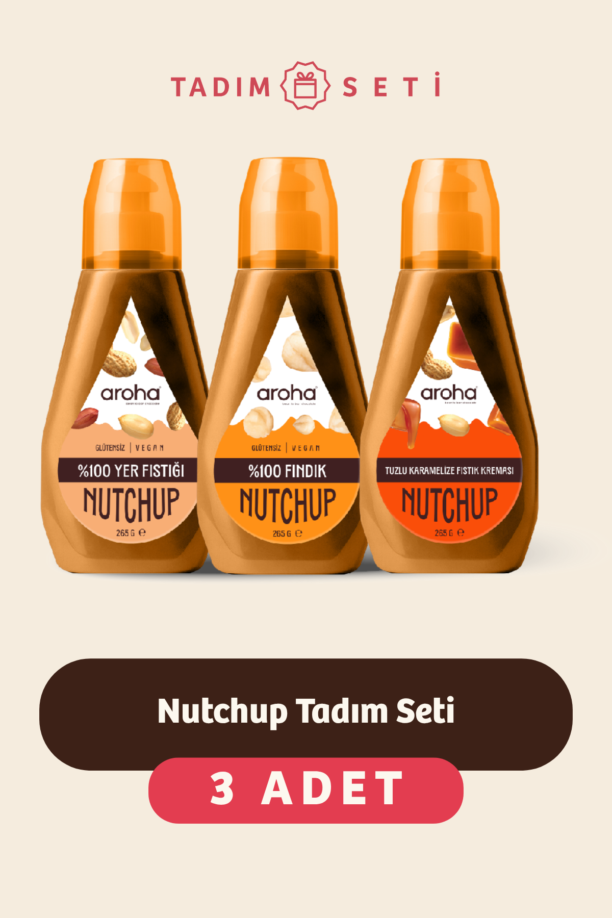 Nutchup 3'lü Tadım Seti