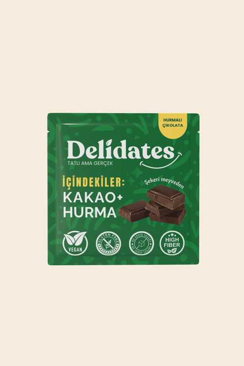 Delidates Hurmalı Bitter Çikolata