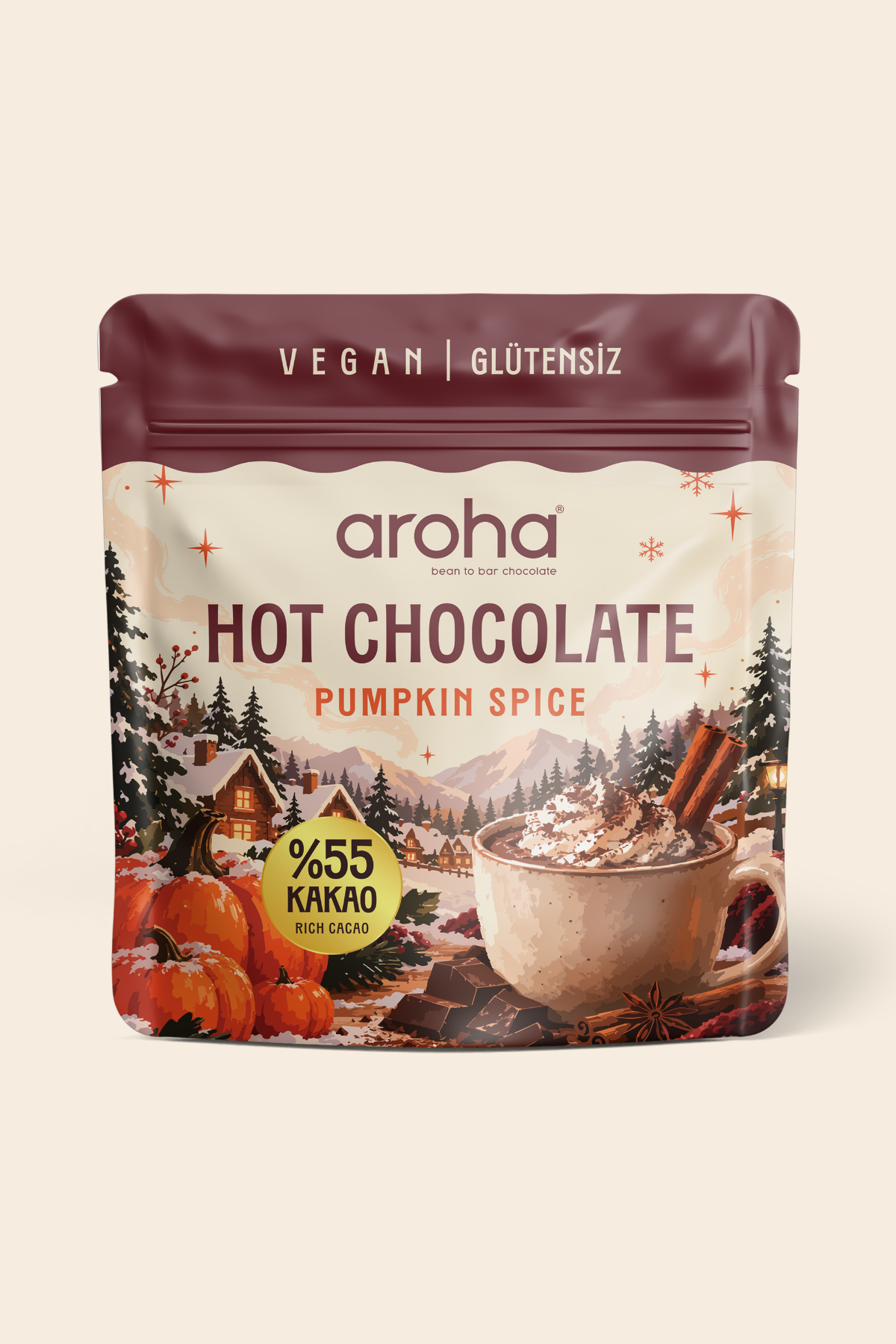 Portakallı Baharatlı Sıcak Çikolata 120 gr