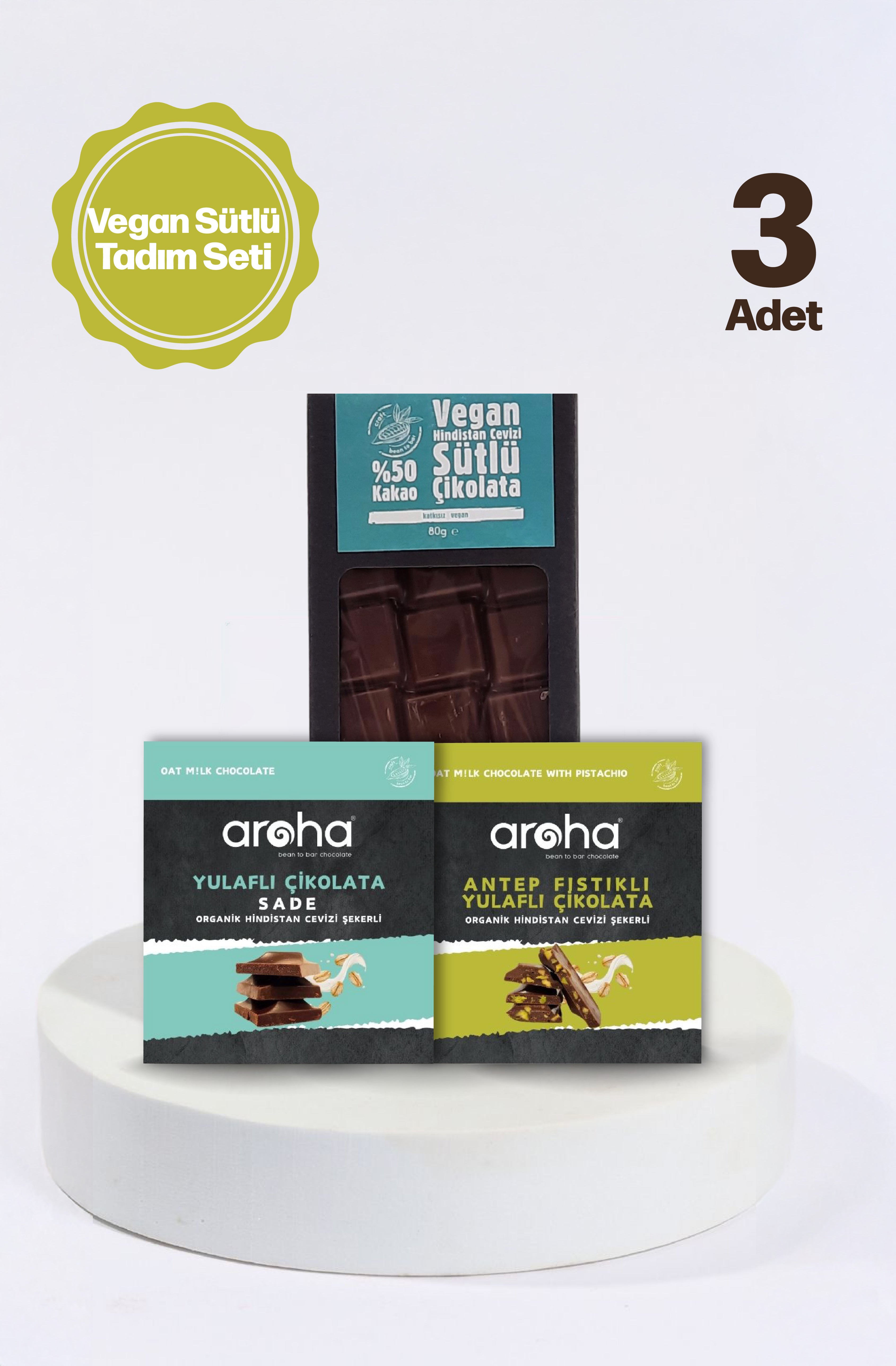 Vegan Sütlü Çikolata Tadım Seti