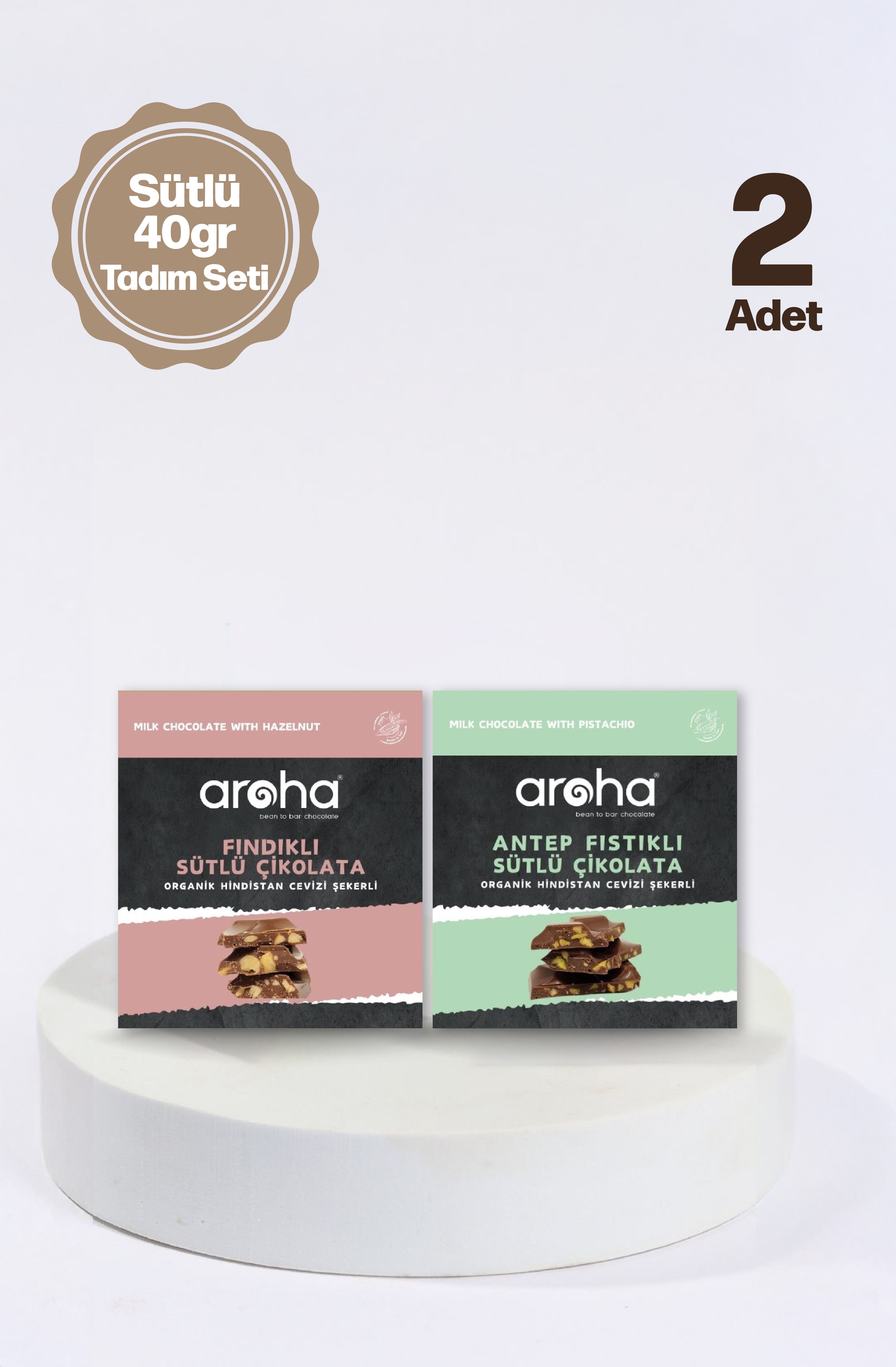Sütlü Çikolata 40 gr Tadım Seti