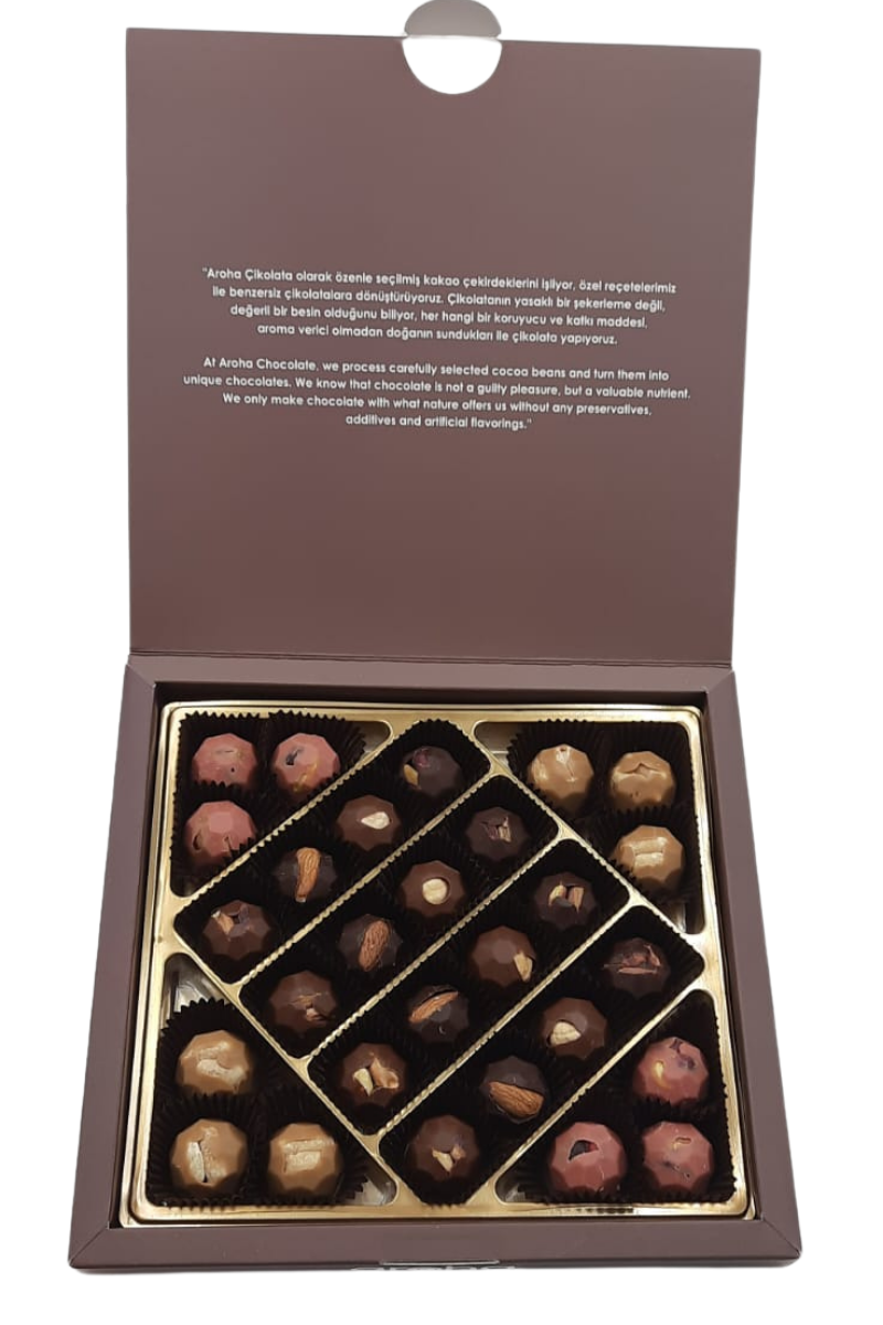 Mutlu Seneler Bean to Bonbon Spesiyal Çikolata Kutusu